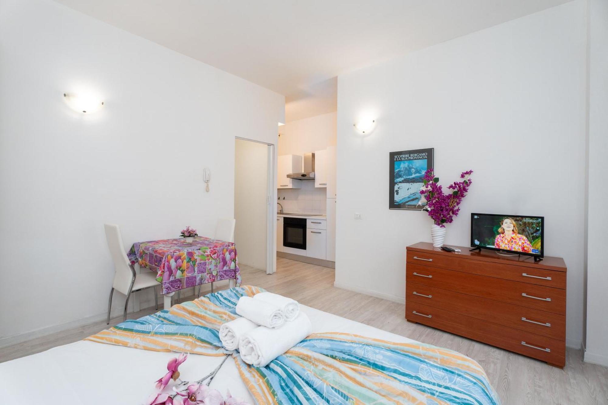 Station'S Apartments Bergamo Dış mekan fotoğraf